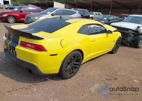 2015 Chevrolet Camaro 1Ss из США, поврежденный, VIN 2G1FH1EJ5F9303292